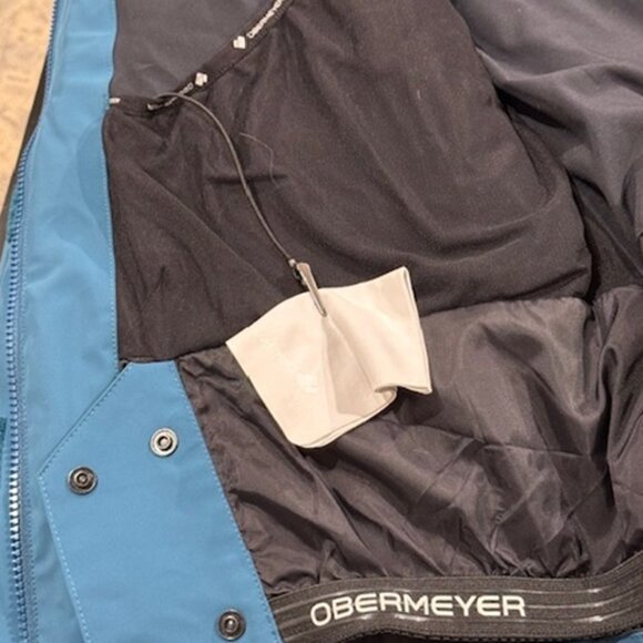 Women's Obermeyer Tuscany Insulated Ski Jacket Size 16 -  Tourmaline - Picture 4 of 6